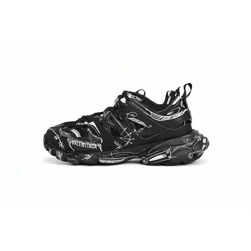Balenciaga Balenciaga Track.3 Triple Black Sneakers Black - 1
