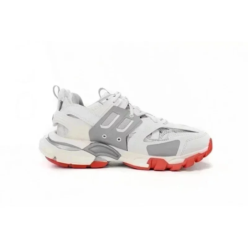 Balenciaga Balenciaga Track.3 Triple White/Red Sneakers White - 1