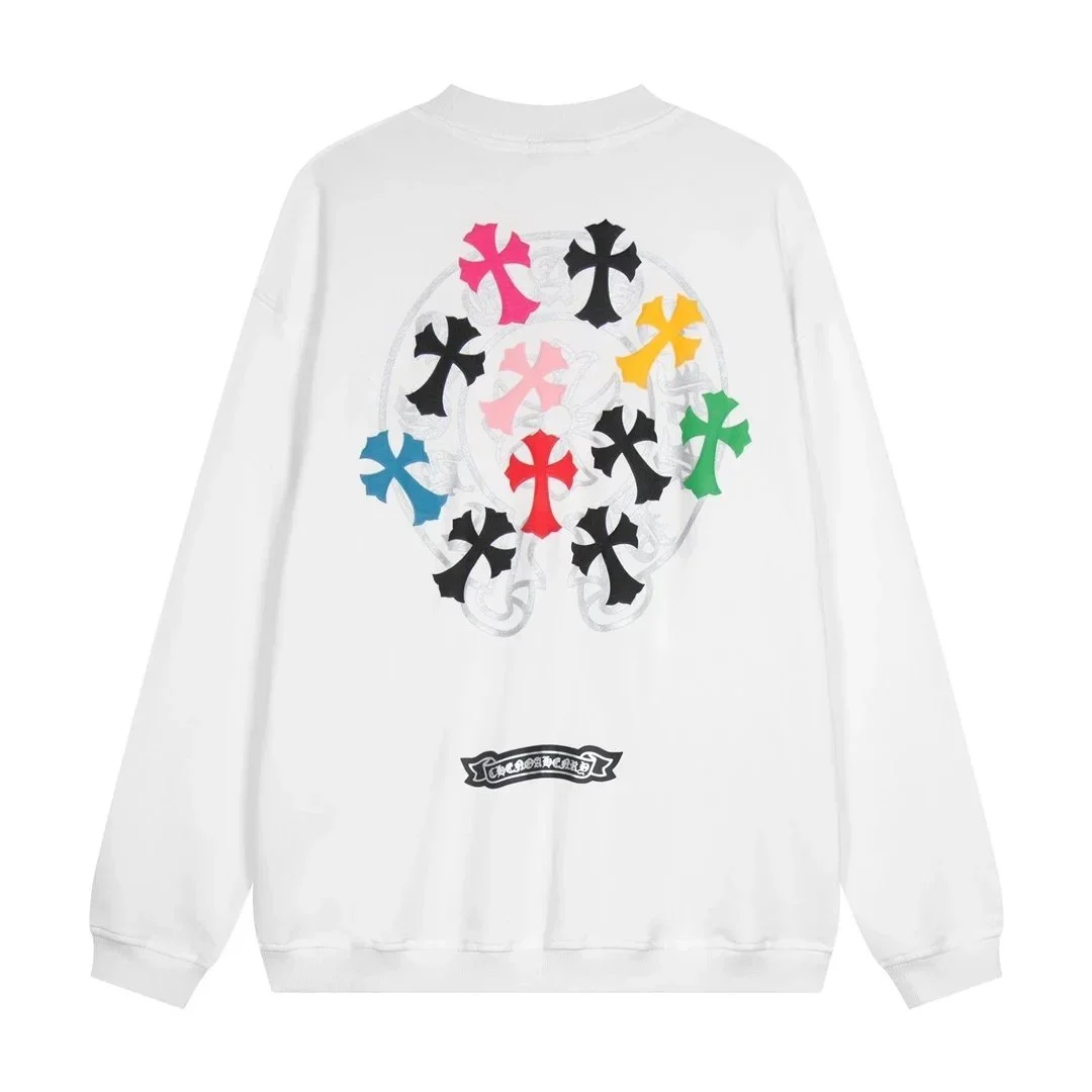 Chrome Hearts Chrome Hearts Cross Print Crewneck Sweatshirt White White - 1