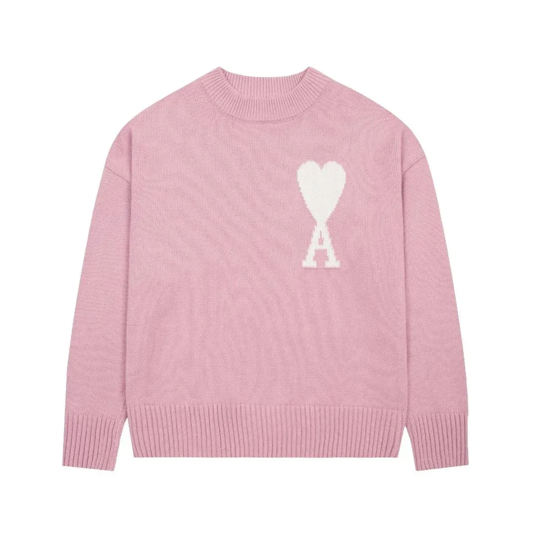 Ami Paris Ami Paris Ami de Coeur Ami-19-05 Pink Sweater Pink - 1