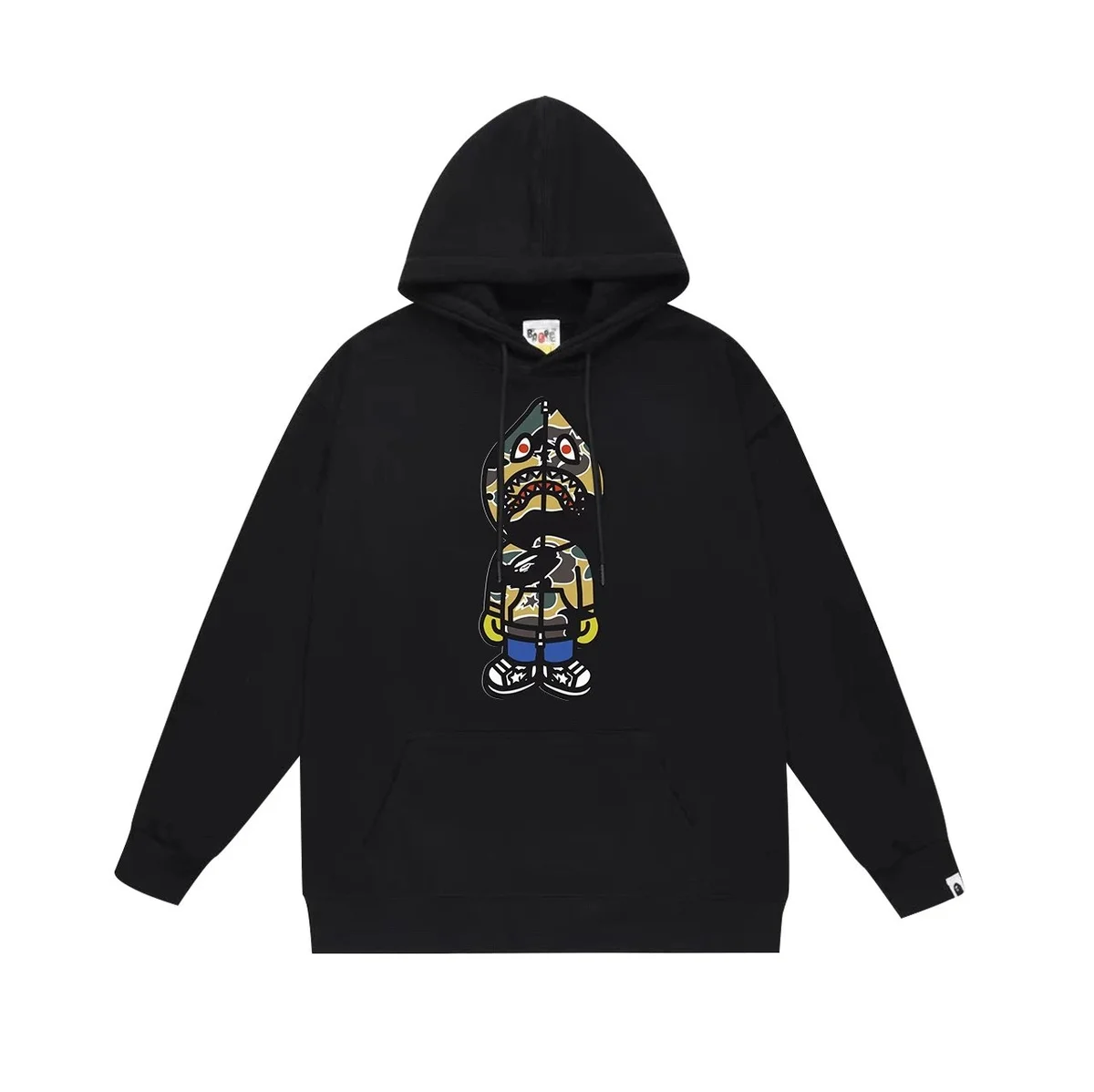 A Bathing Ape A Bathing Ape BAPE STA Baby Milo Black Hoodie Black - 1