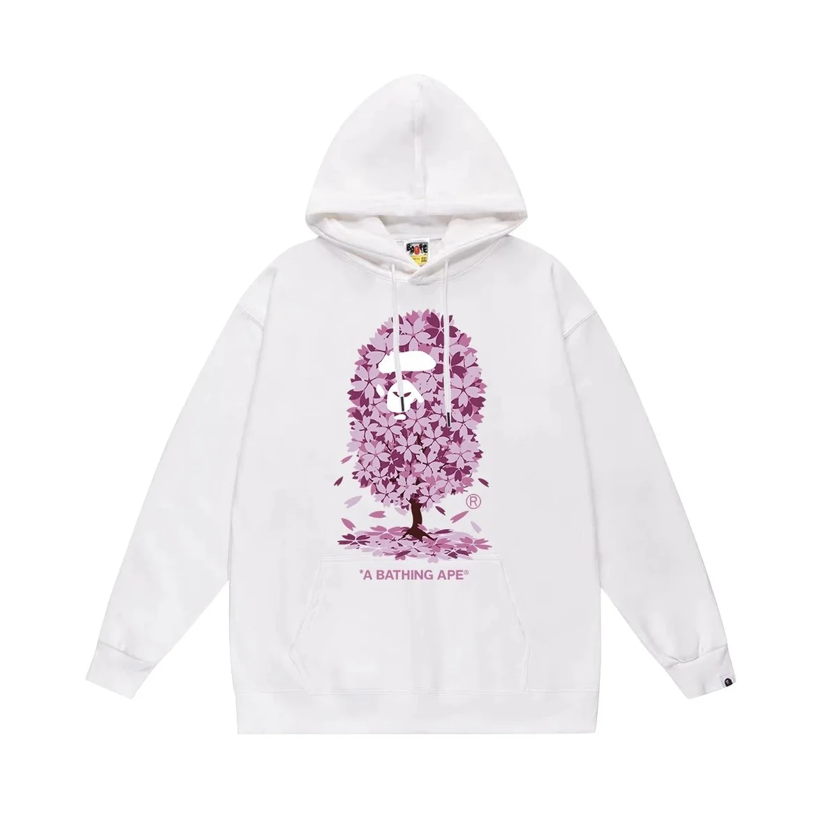 A Bathing Ape A Bathing Ape BAPE STA Cherry Blossom Hoodie White White - 1