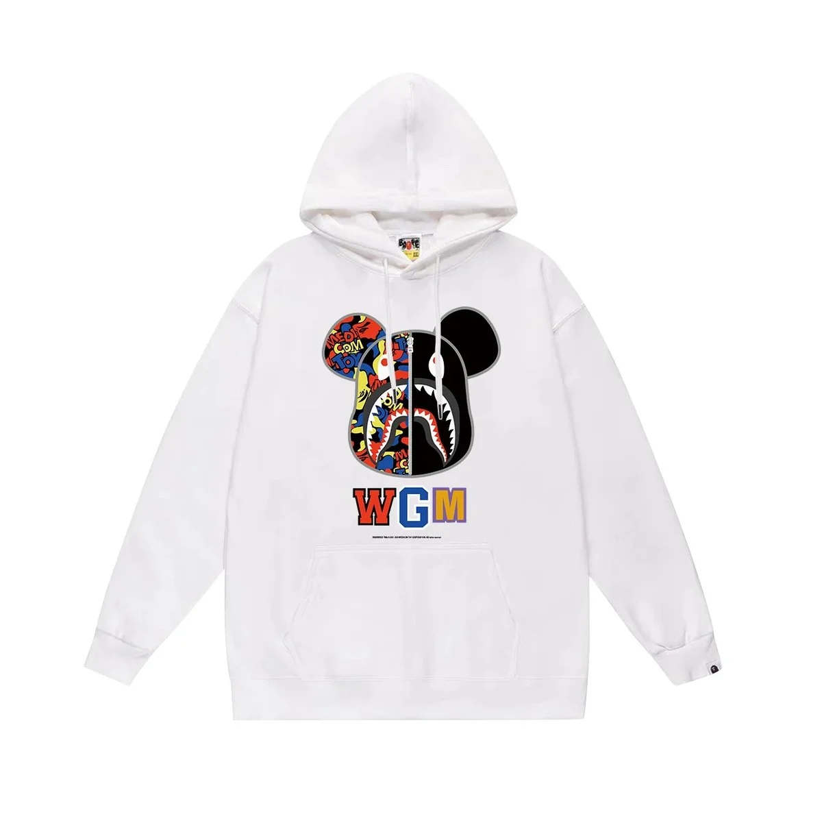 A Bathing Ape A Bathing Ape BAPE STA WGM White Hoodie White - 1
