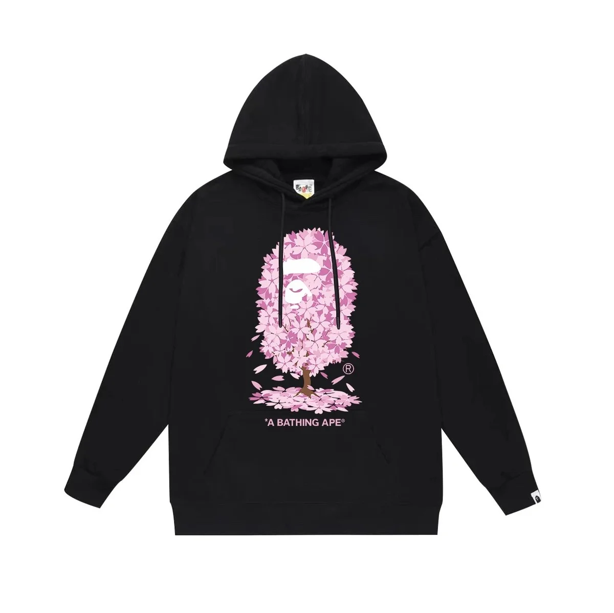 A Bathing Ape A Bathing Ape BAPE STA Cherry Blossom Hoodie Black Black - 1