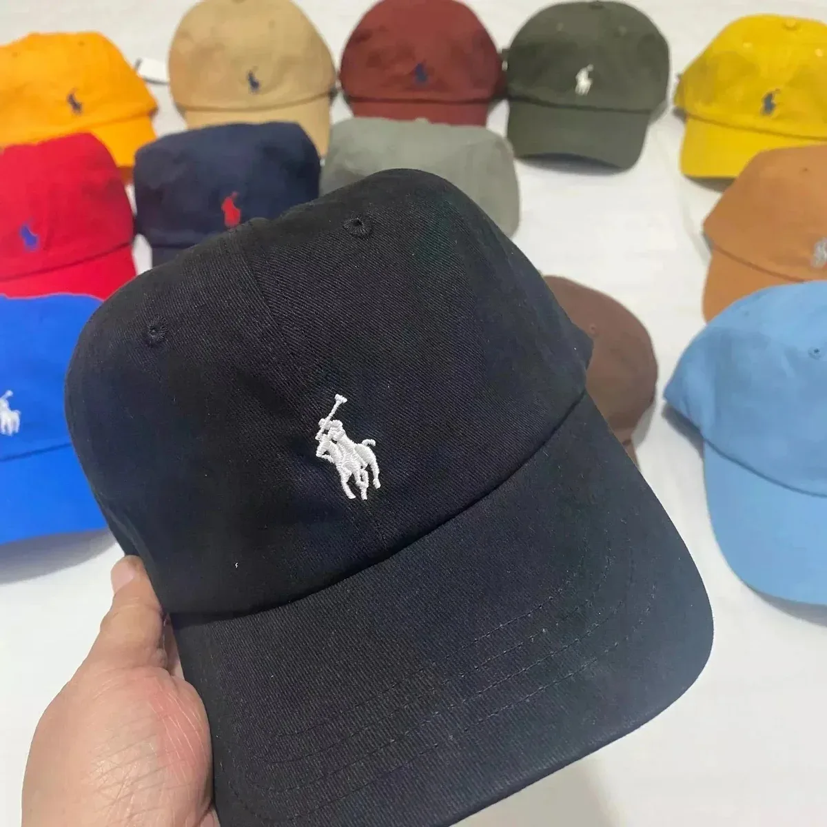 Ralph Lauren Polo Pony Cap Black