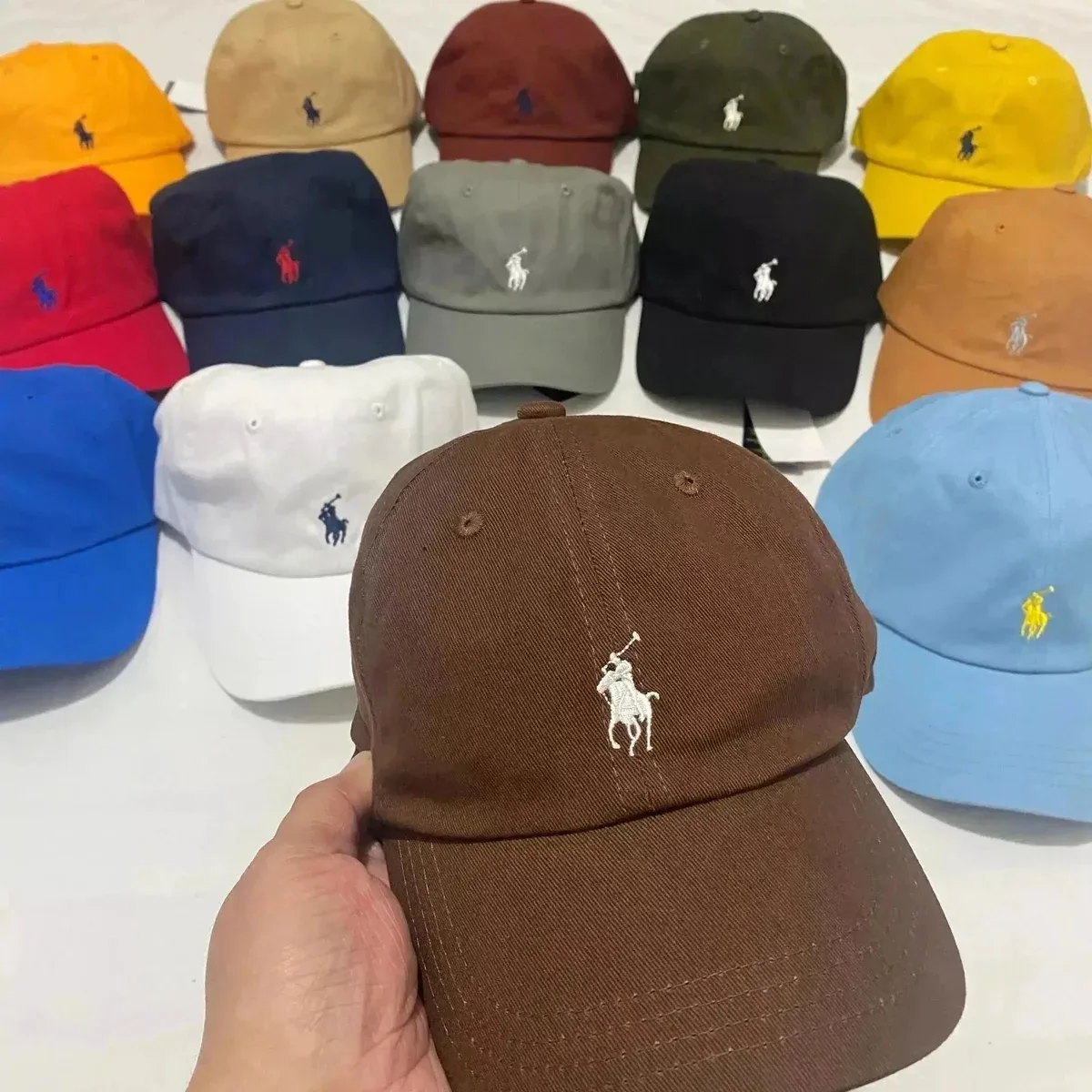 Polo Ralph Lauren Polo Ralph Lauren Classic Logo Polo Cap Brown Brown - 1