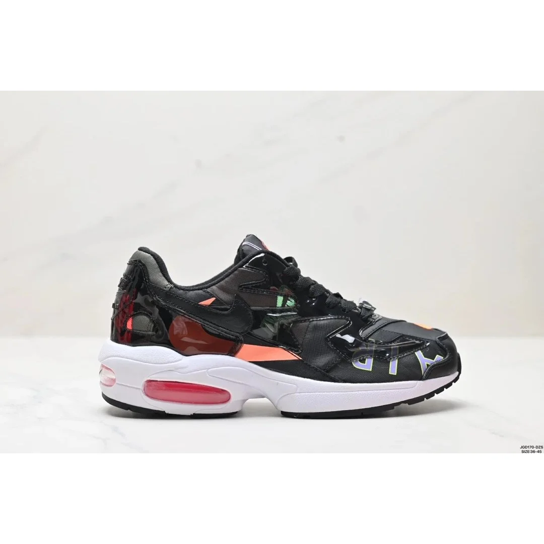 Nike Nike Air Max 180 Triple Black/Orange Sneakers Black - 1