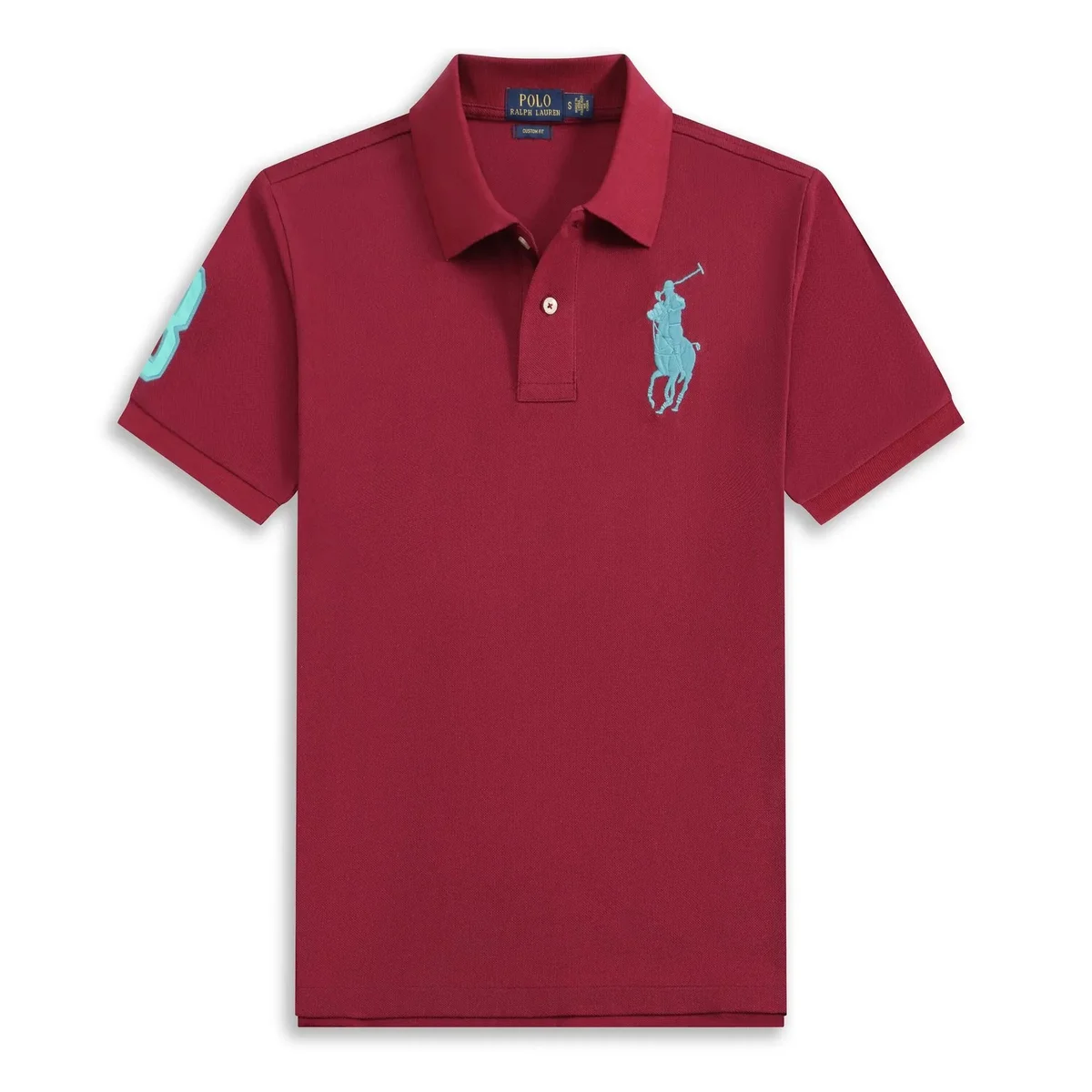 Polo Ralph Lauren Polo Ralph Lauren Classic Logo Polo Shirt Wine Red Red - 1