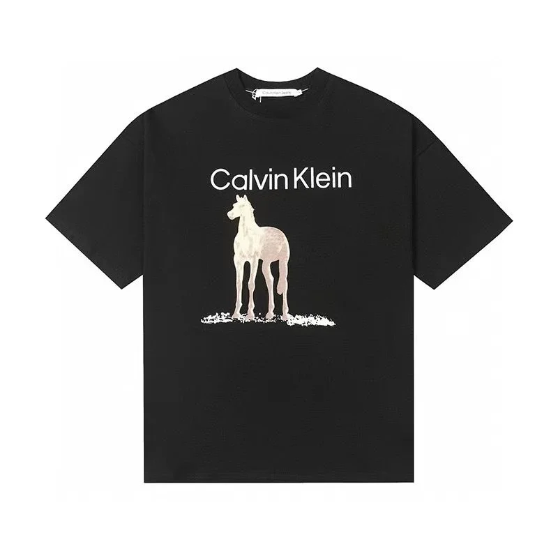 Calvin Klein Calvin Klein Horse Graphic Black T-Shirt Black - 1