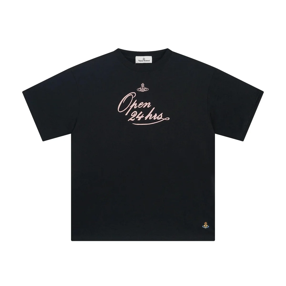 Vivienne Westwood Vivienne Westwood Open 24 Hrs Black T-Shirt Black - 1