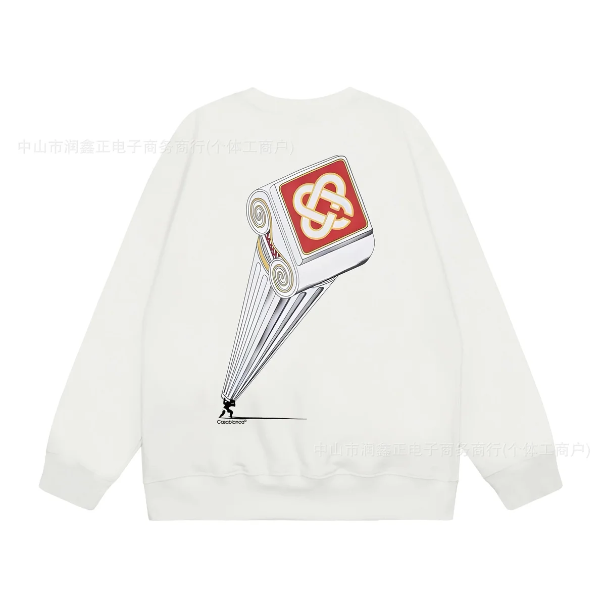 Casablanca Casablanca Tennis Club White Graphic Sweatshirt White - 1