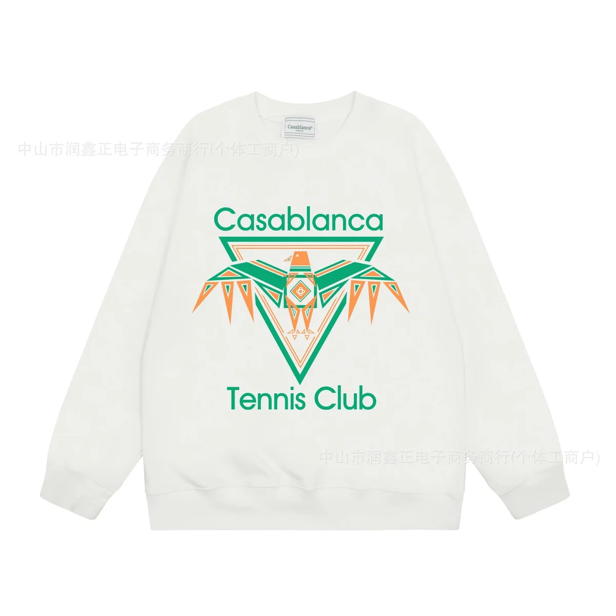 Casablanca Casablanca Tennis Club White Graphic Sweatshirt White - 1