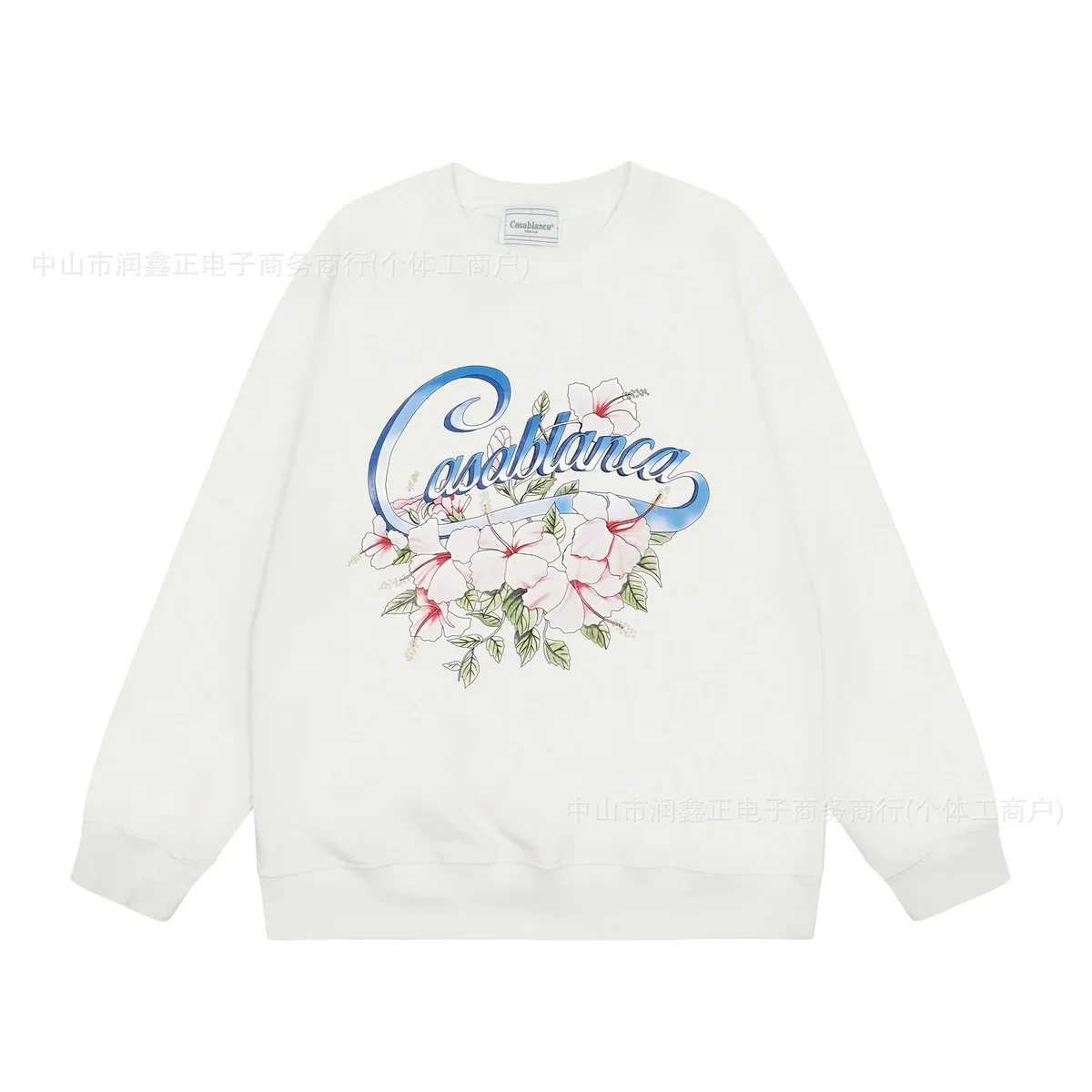 Casablanca Casablanca White Floral Print Sweatshirt White - 1