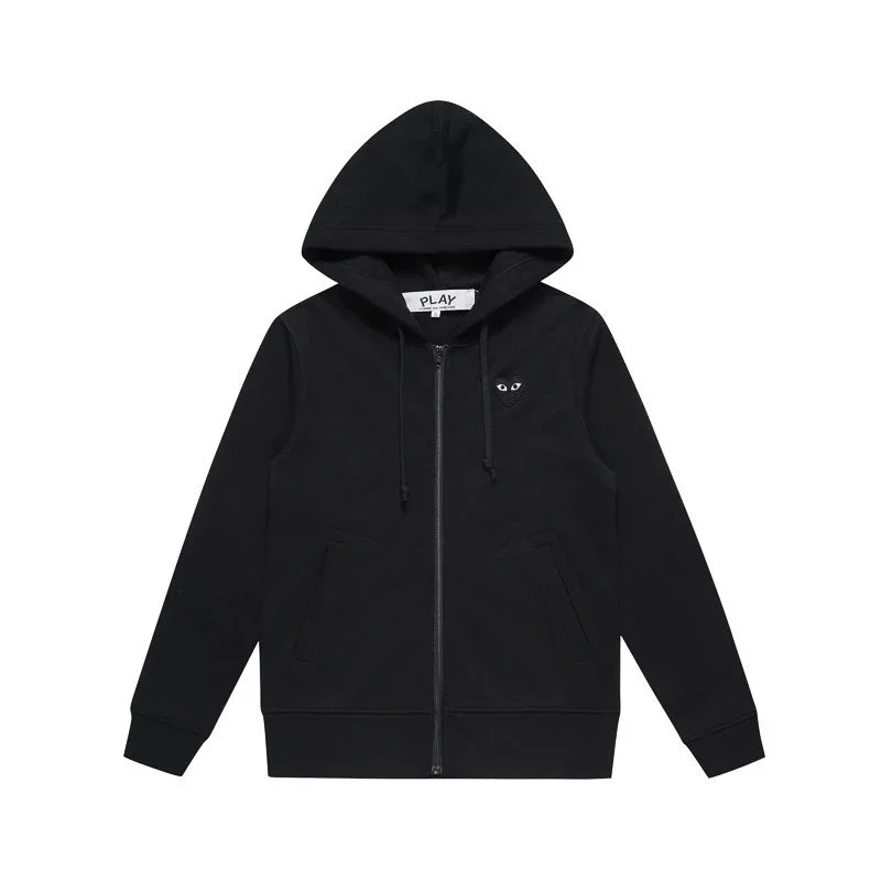 Comme des Garçons Comme des Garçons Play Zip-Up Hoodie Black Black - 1