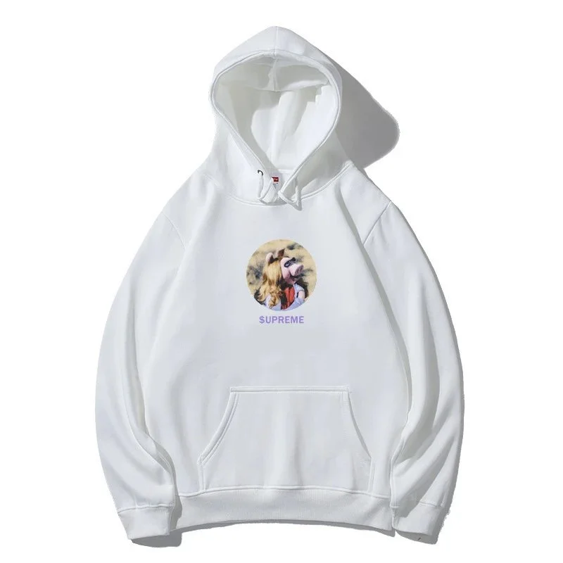 Supreme Supreme Box Logo Pig Lady White Hoodie White - 1