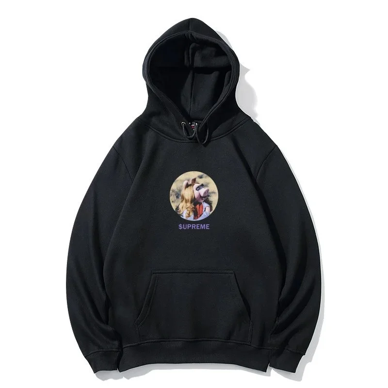 Supreme Supreme Pig Lady Black Hoodie Black - 1