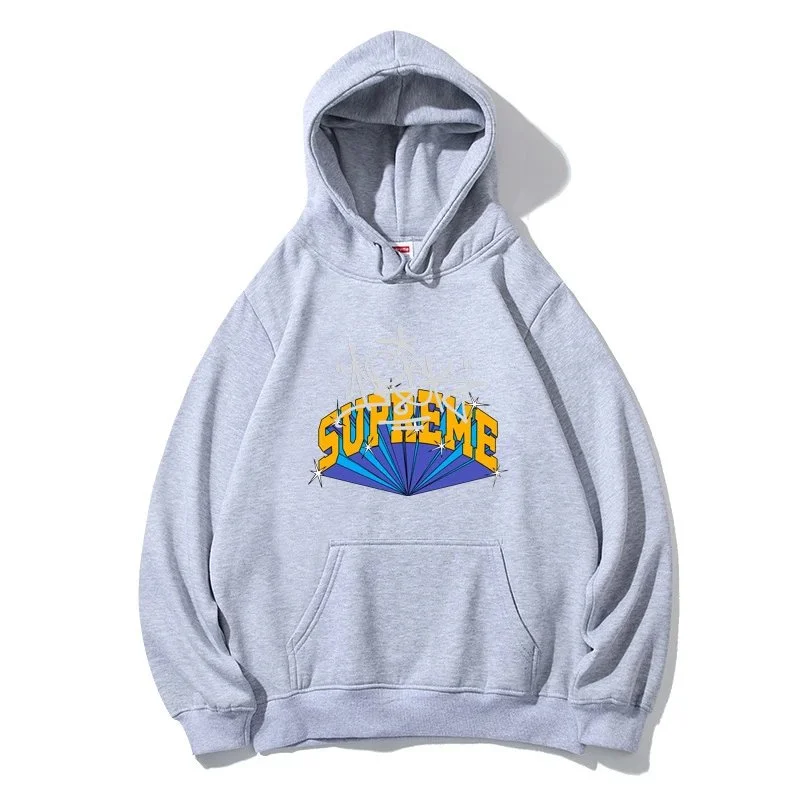 Supreme Supreme Box Logo Grey Hoodie Grey - 1