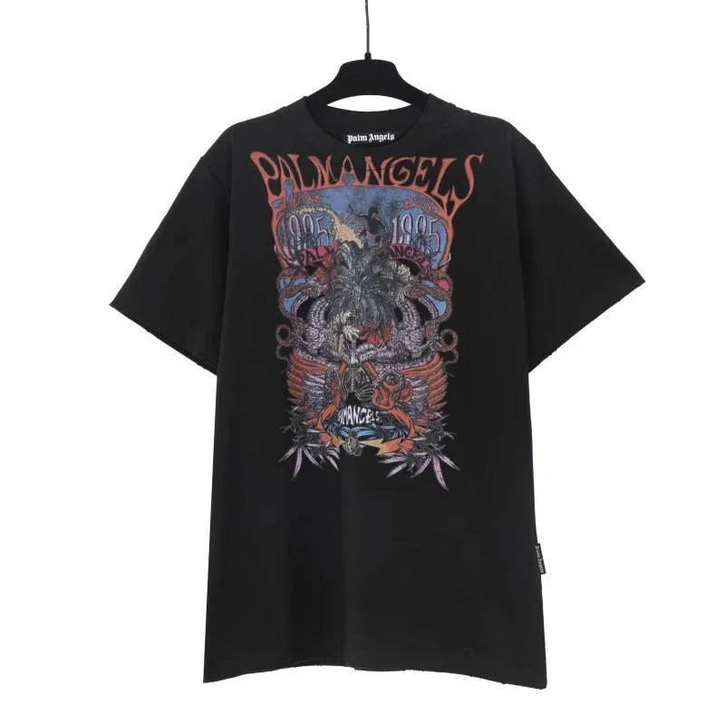 Palm Angels Palm Angels Black T-Shirt Black - 1