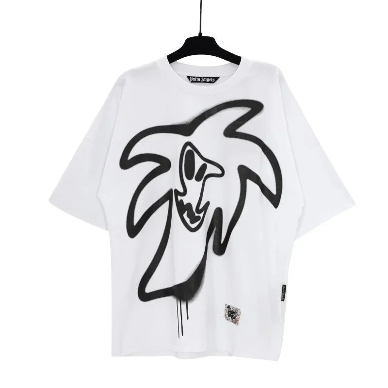 Palm Angels Palm Angels Bear White Graphic T-Shirt White - 1