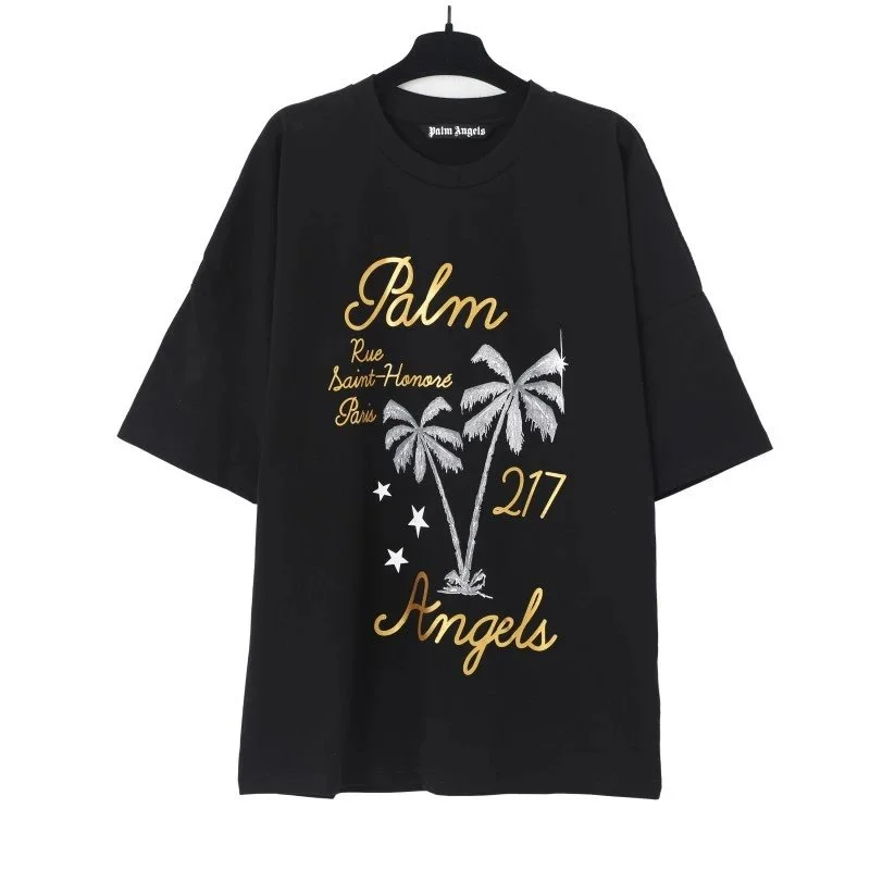 Palm Angels Palm Angels Palm 217 Black T-Shirt Black - 1