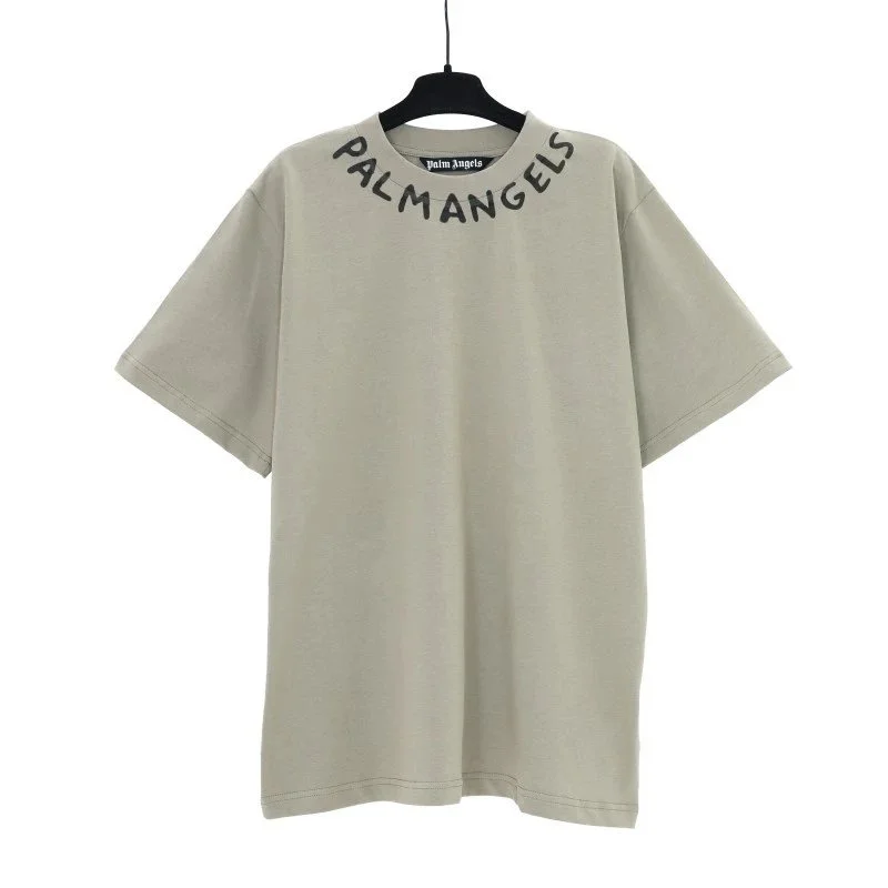 Palm Angels Palm Angels Palm Oversized T-Shirt Grey Grey - 1