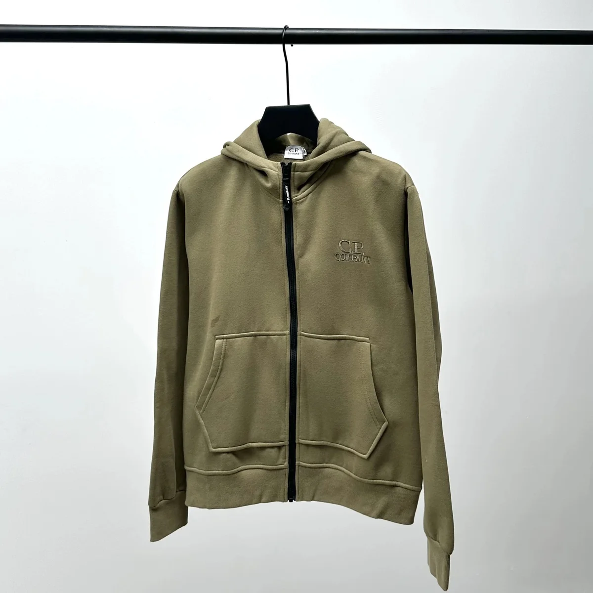 CP Company CP Company Goggle Military Green Hoodie Green - 1