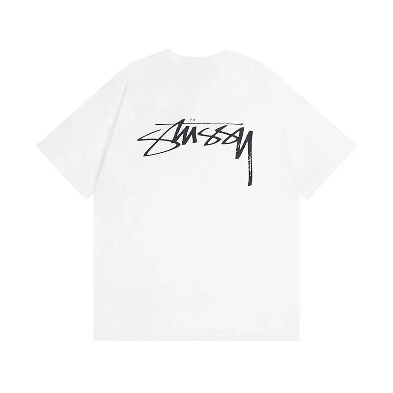 Stussy Stussy Box Logo White T-Shirt White - 1