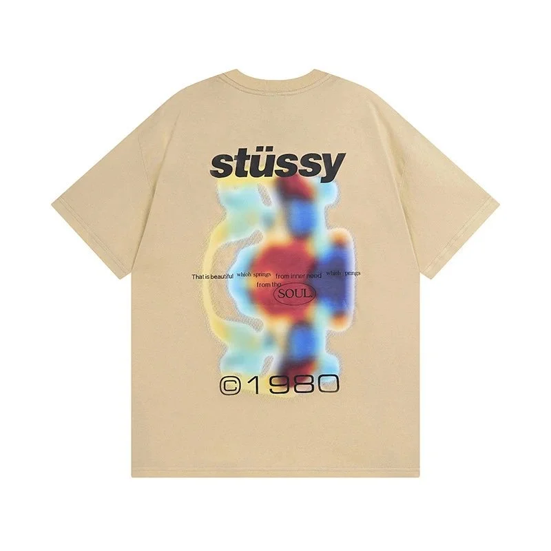 Stussy Stüssy 1980 Abstract T-Shirt Beige Beige - 1