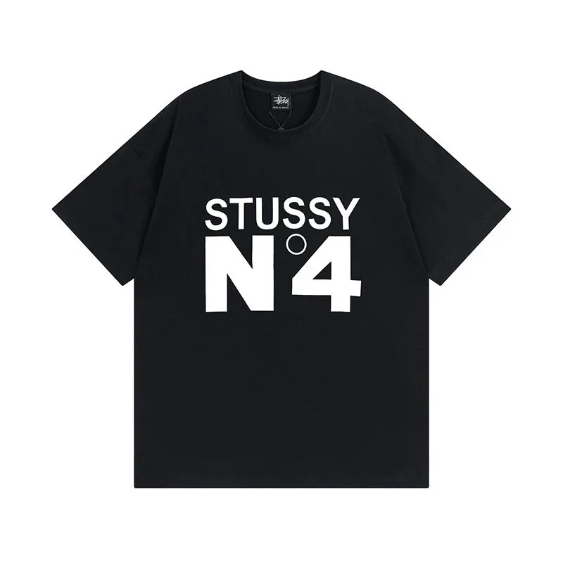 Stussy Stussy N4 Black T-Shirt Black - 1