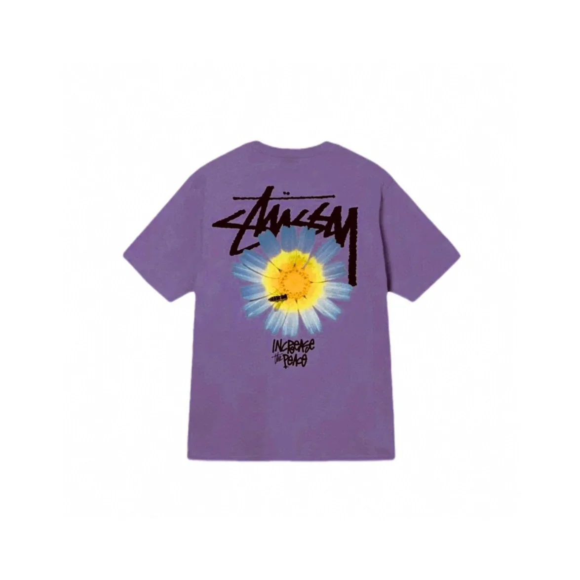 Stussy Stussy Increase the Peace Purple T-Shirt Purple - 1