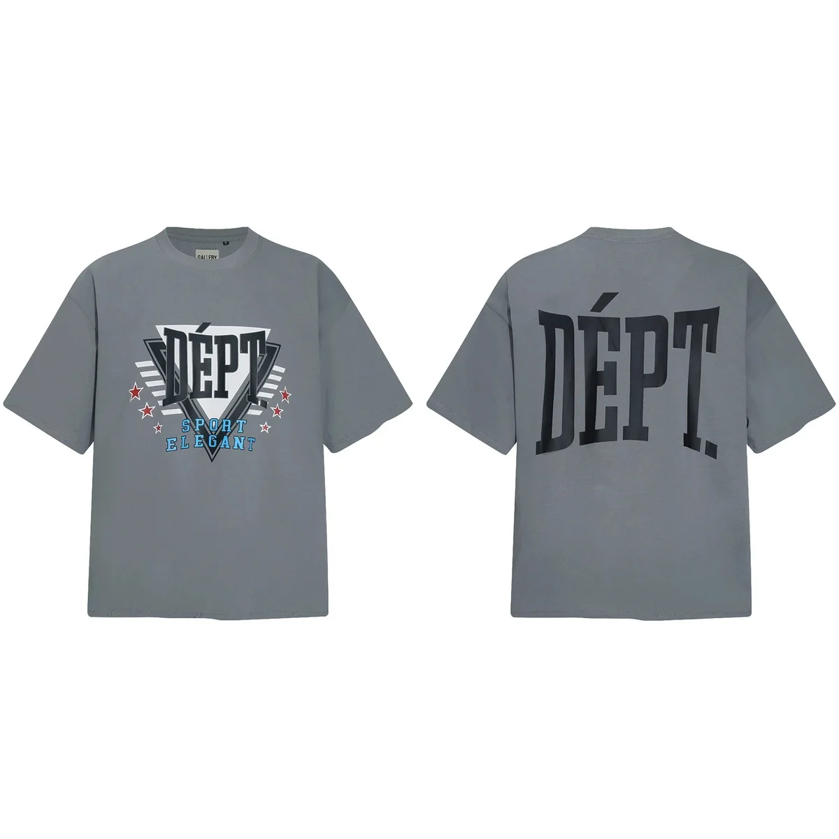 Gallery Dept. Gallery Dept. Dept De La Galerie Grey Sport Elegant T-Shirt Grey - 1