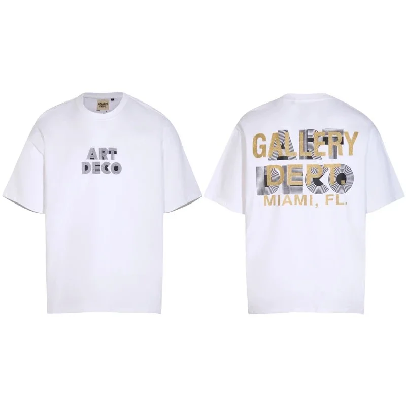 Gallery Dept. Gallery Dept. Art Deco Miami FL T-Shirt White White - 1