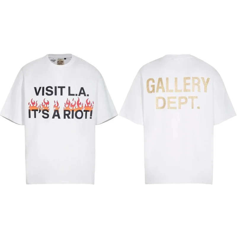 Gallery Dept. Gallery Dept. Visit L.A. Riot White T-Shirt White - 1