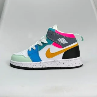 Jordan Nike Air Jordan 1 Retro High 'Triple Color' Sneakers Multicolor - 1