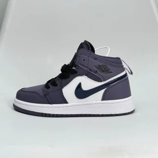 Jordan Nike Air Jordan 1 Mid Obsidian/White Sneakers Navy - 1