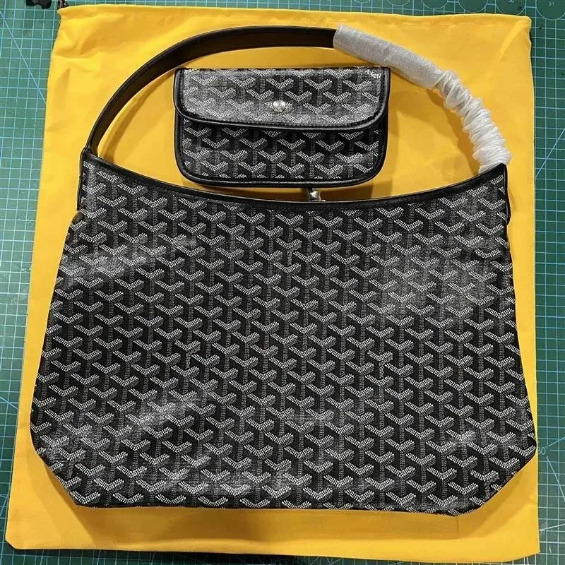 Goyard Goyard Saint Louis Black Monogram Tote Bag Black - 1