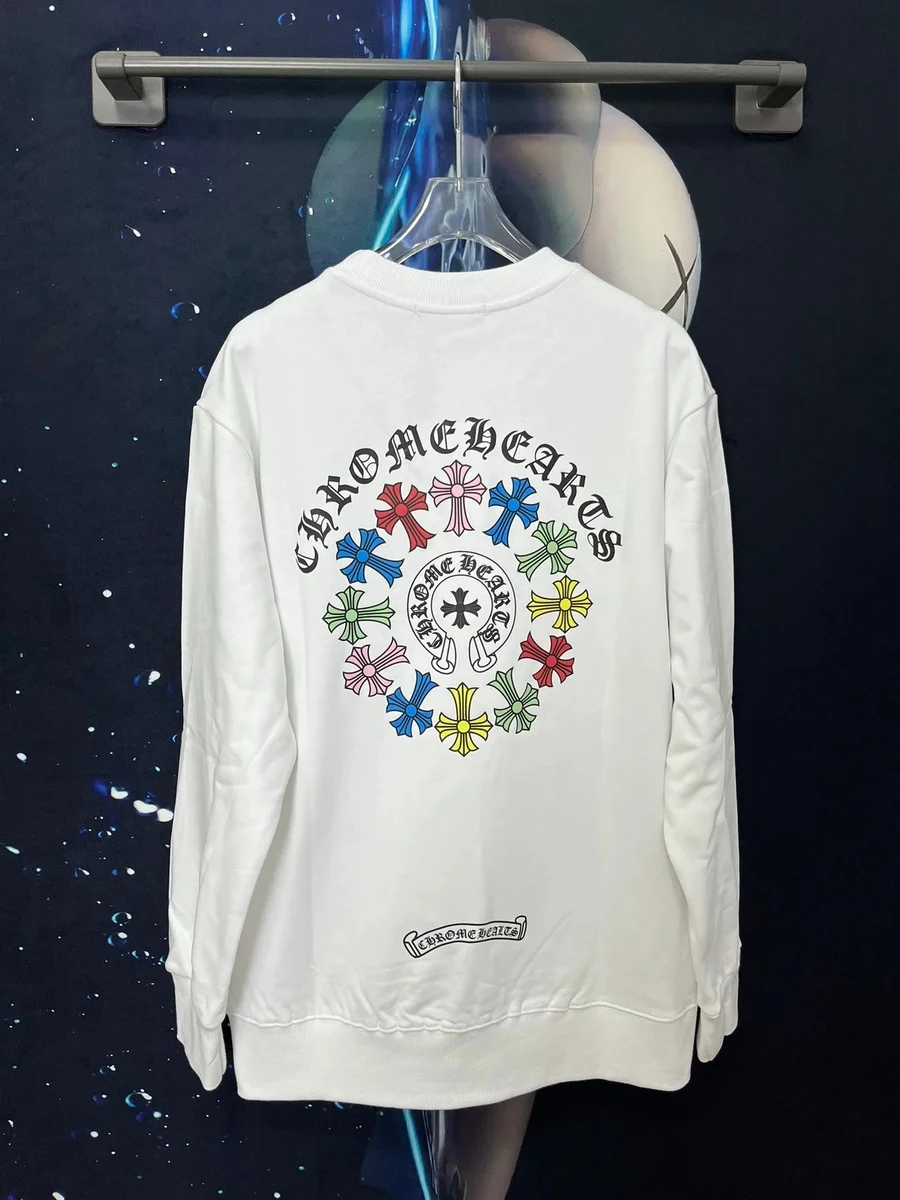 Chrome Hearts Chrome Hearts Cross Print Crewneck Sweatshirt White White - 1
