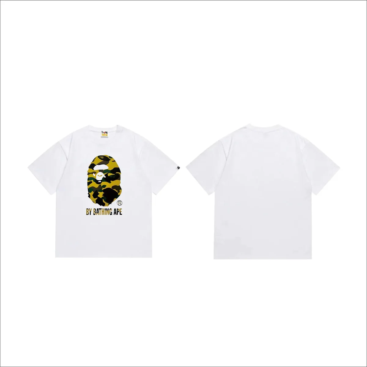 A Bathing Ape A Bathing Ape BAPE STA Camo White T-Shirt White - 1