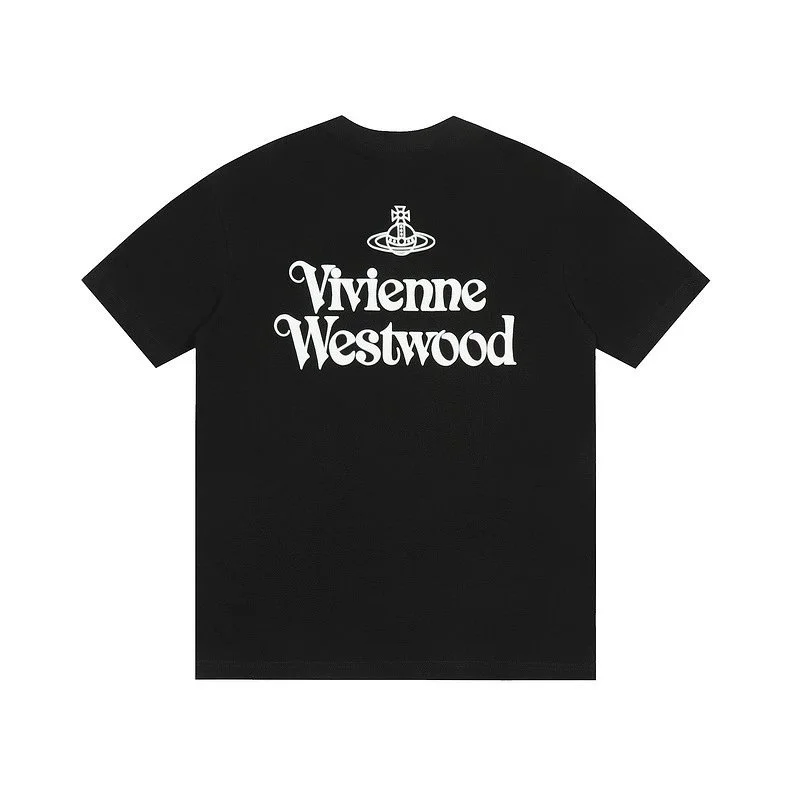 Vivienne Westwood Vivienne Westwood Orb Classic Logo Black T-Shirt Black - 1