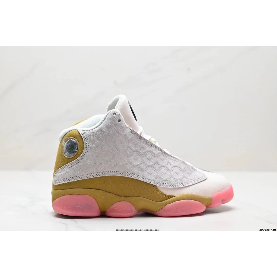 Jordan Nike Air Jordan 13 Sail/University Red Sneakers White - 1