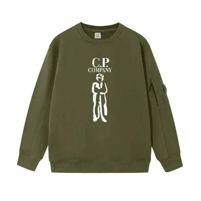 CP Company C.P. Company Goggle Olive Green Sweatshirt Green - 1