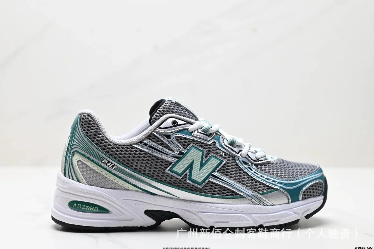 New Balance New Balance 574 740 Grey/Teal Sneakers Grey - 1