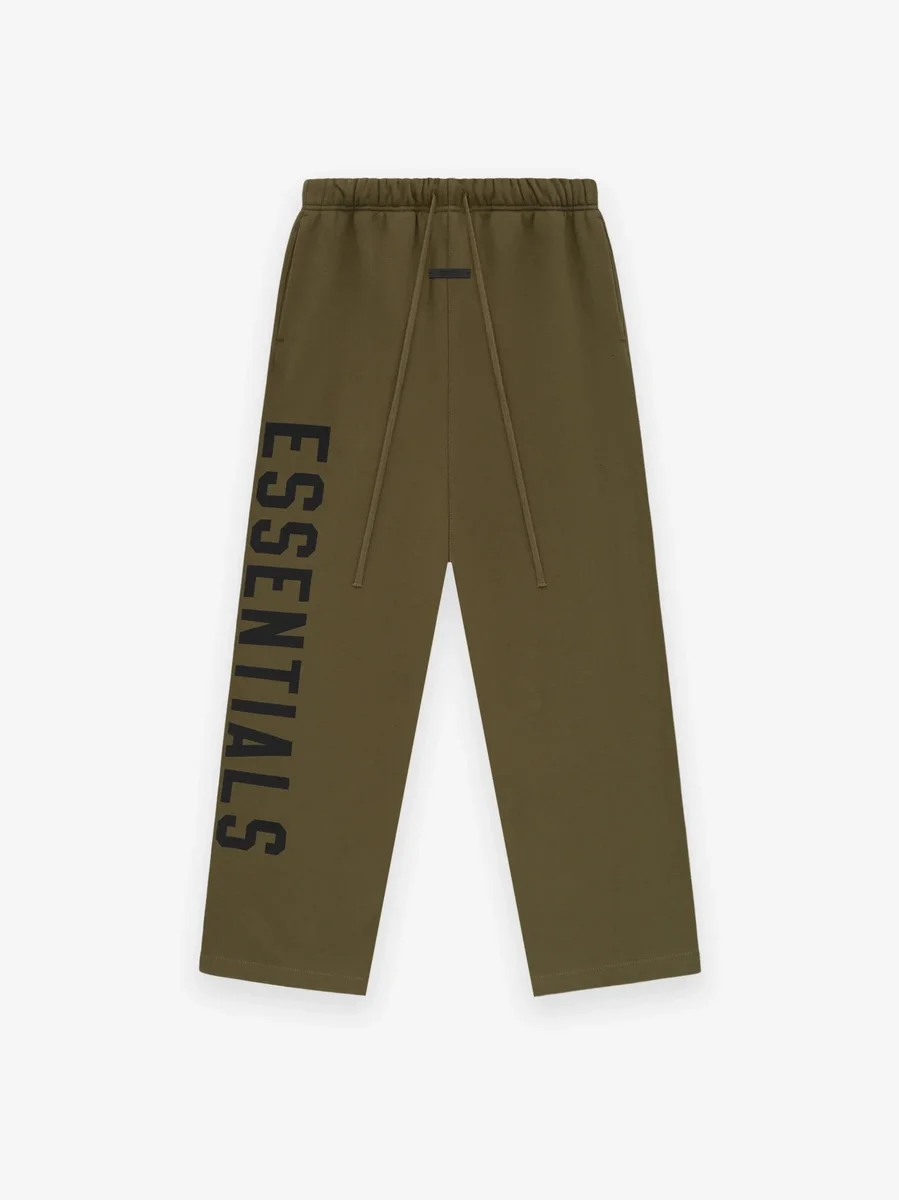 Fear of God Fear of God Essentials Olive Green Sweatpants Green - 1
