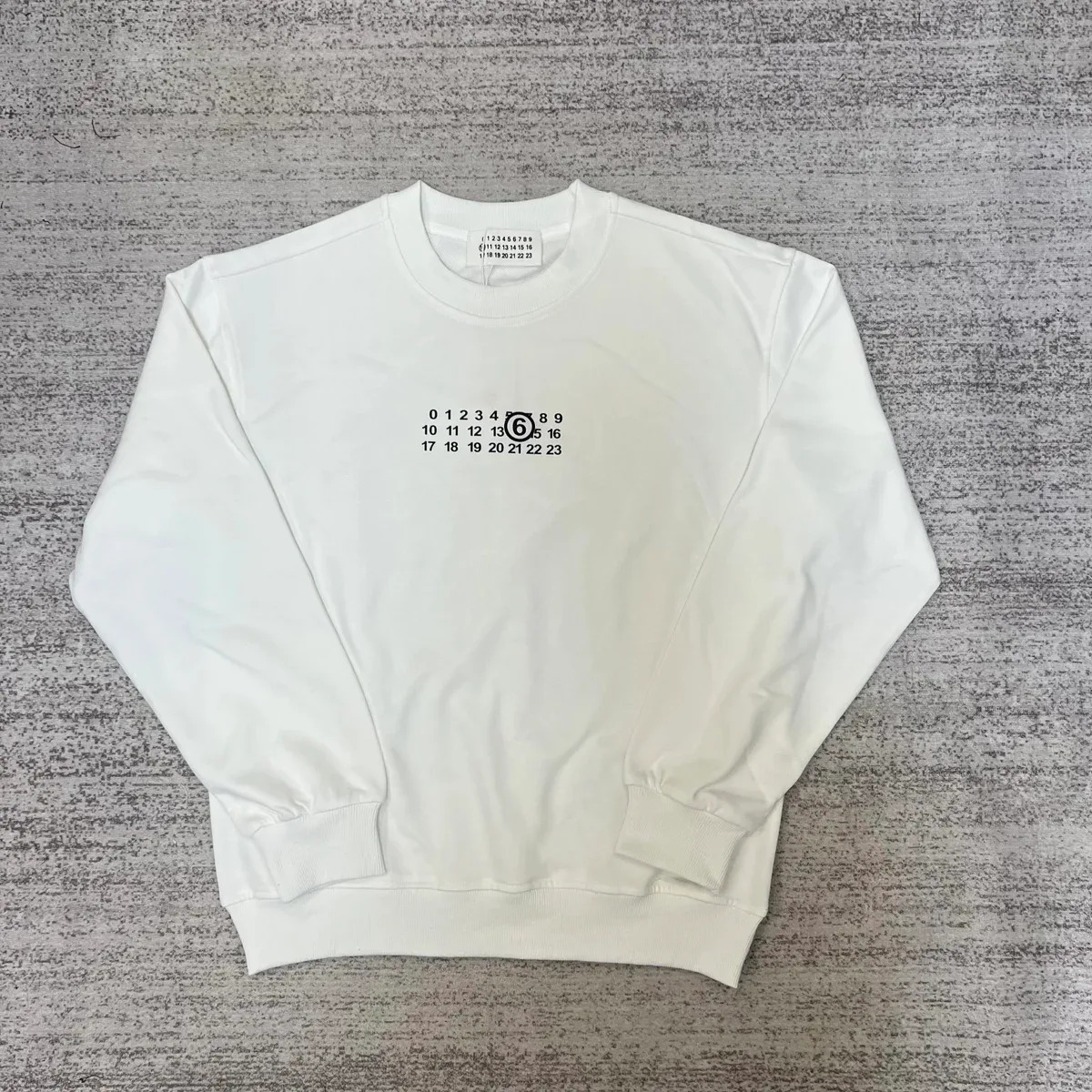 Maison Margiela Maison Margiela Replica White Crewneck Sweatshirt White - 1