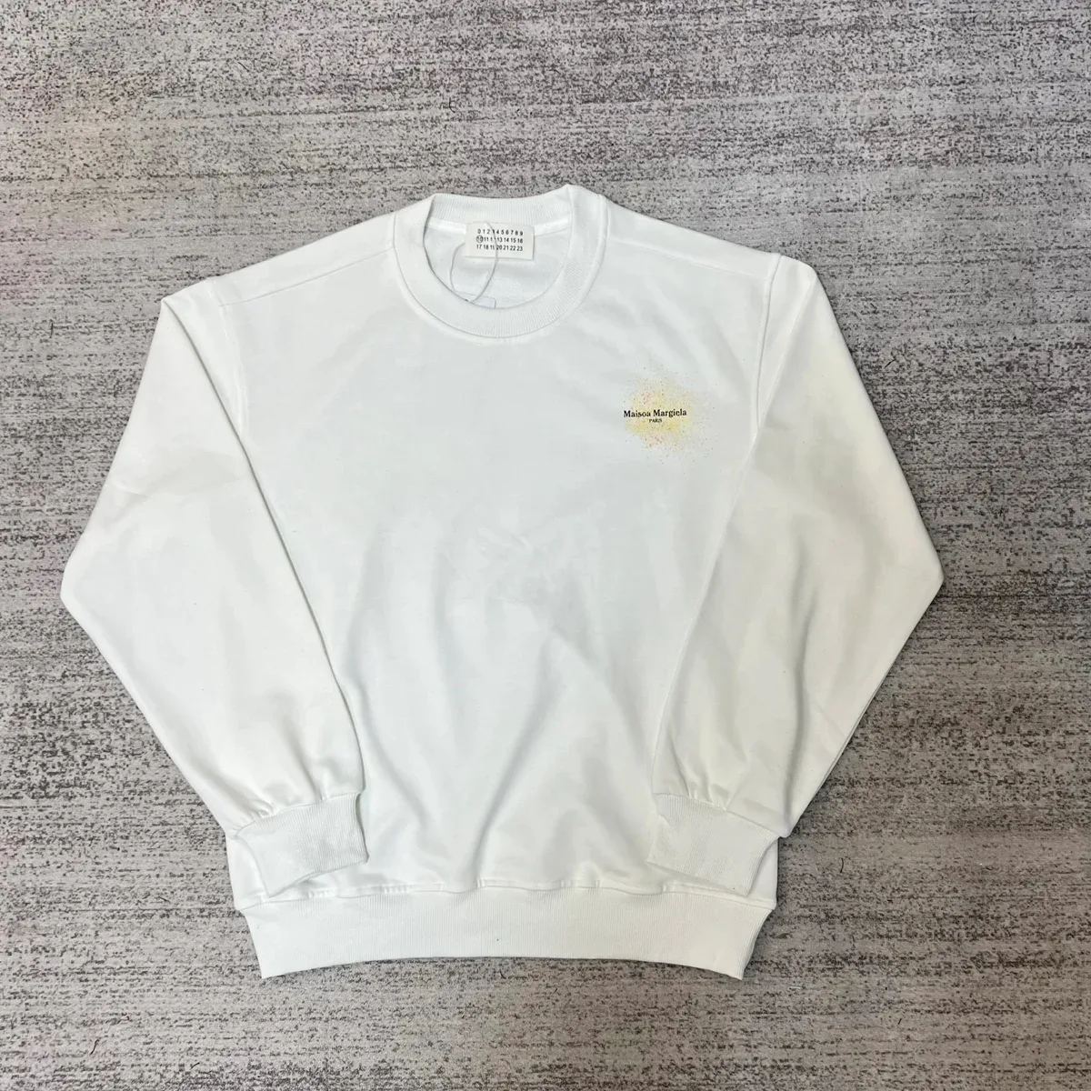 Maison Margiela Maison Margiela Tabi Crewneck Sweatshirt White White - 1