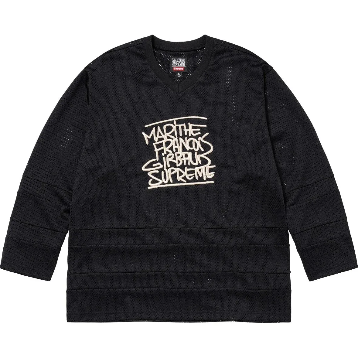 Supreme Supreme Marthe Franco's Girbaud Hockey Jersey Black Black - 1