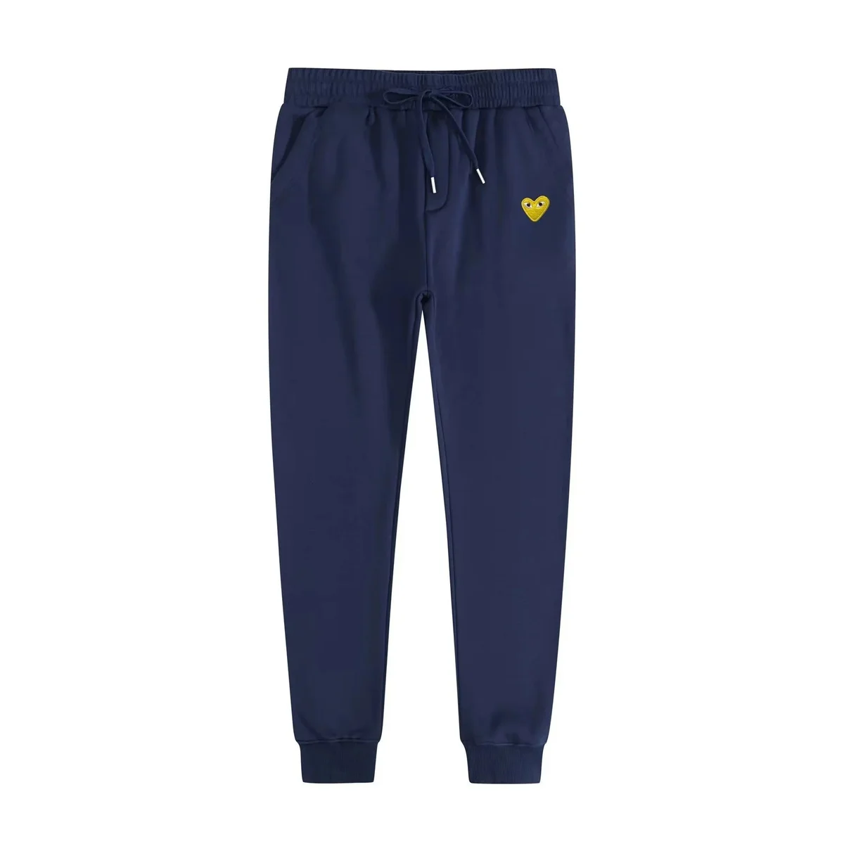Comme des Garçons Comme des Garçons Play Navy Blue Heart Sweatpants Navy - 1