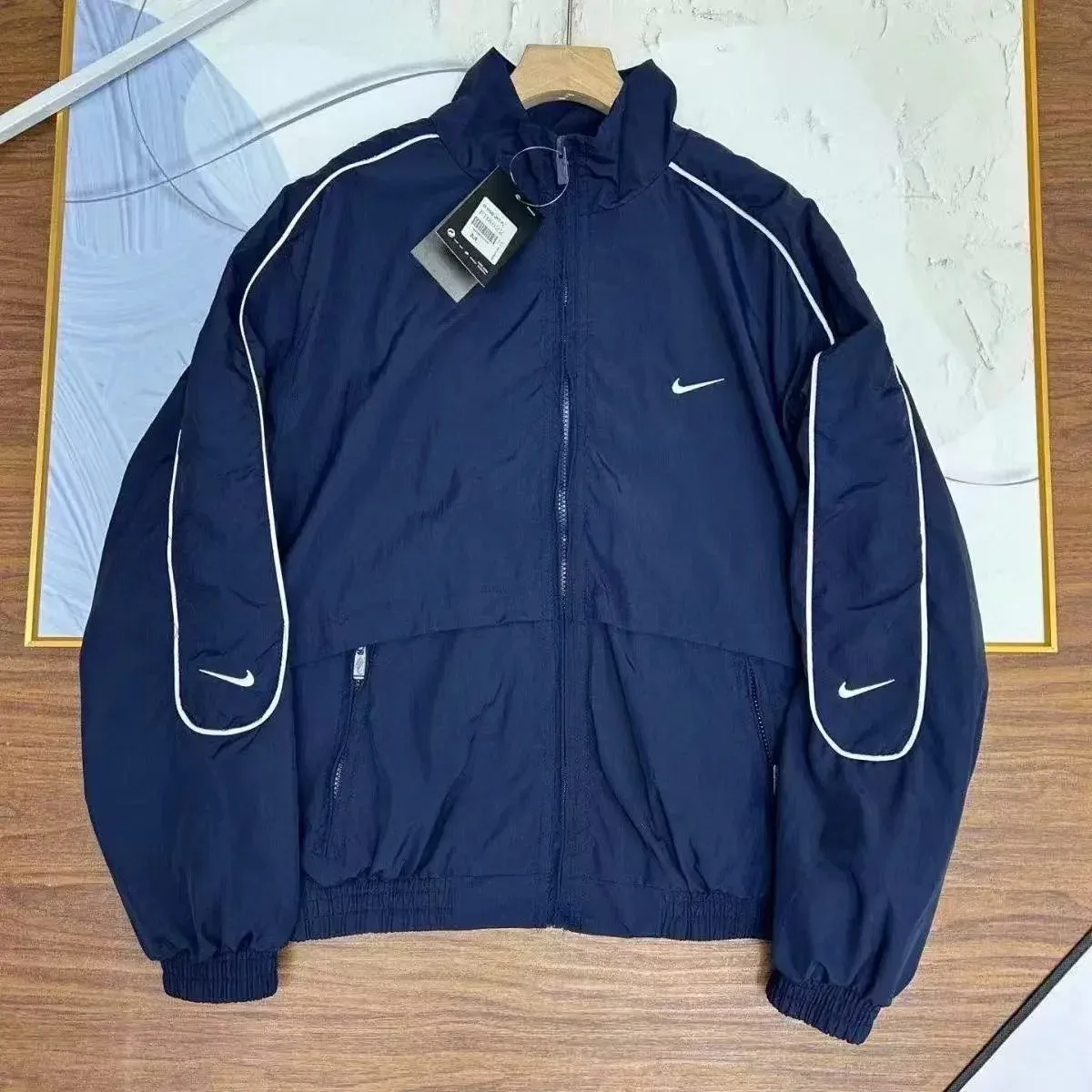 Nike Nike Air Max Windbreaker Jacket Navy Blue Navy