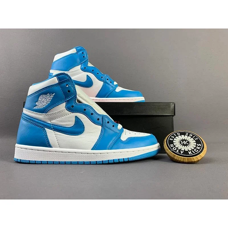 Jordan Nike Air Jordan 1 UNC Blue White Sneakers Blue - 1
