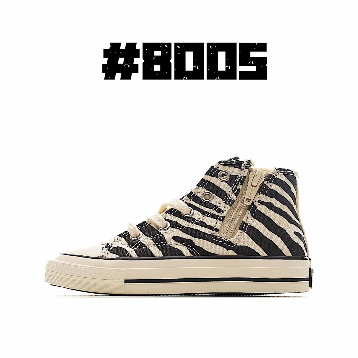 Converse Converse Chuck Taylor All Star Zebra Stripe Sneakers BB-05 Black - 1